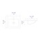Alfi Brand ALFI brand ABC801 White 17" Square Drop In Ceramic Sink with Faucet Hole ABC801 - alternate 5